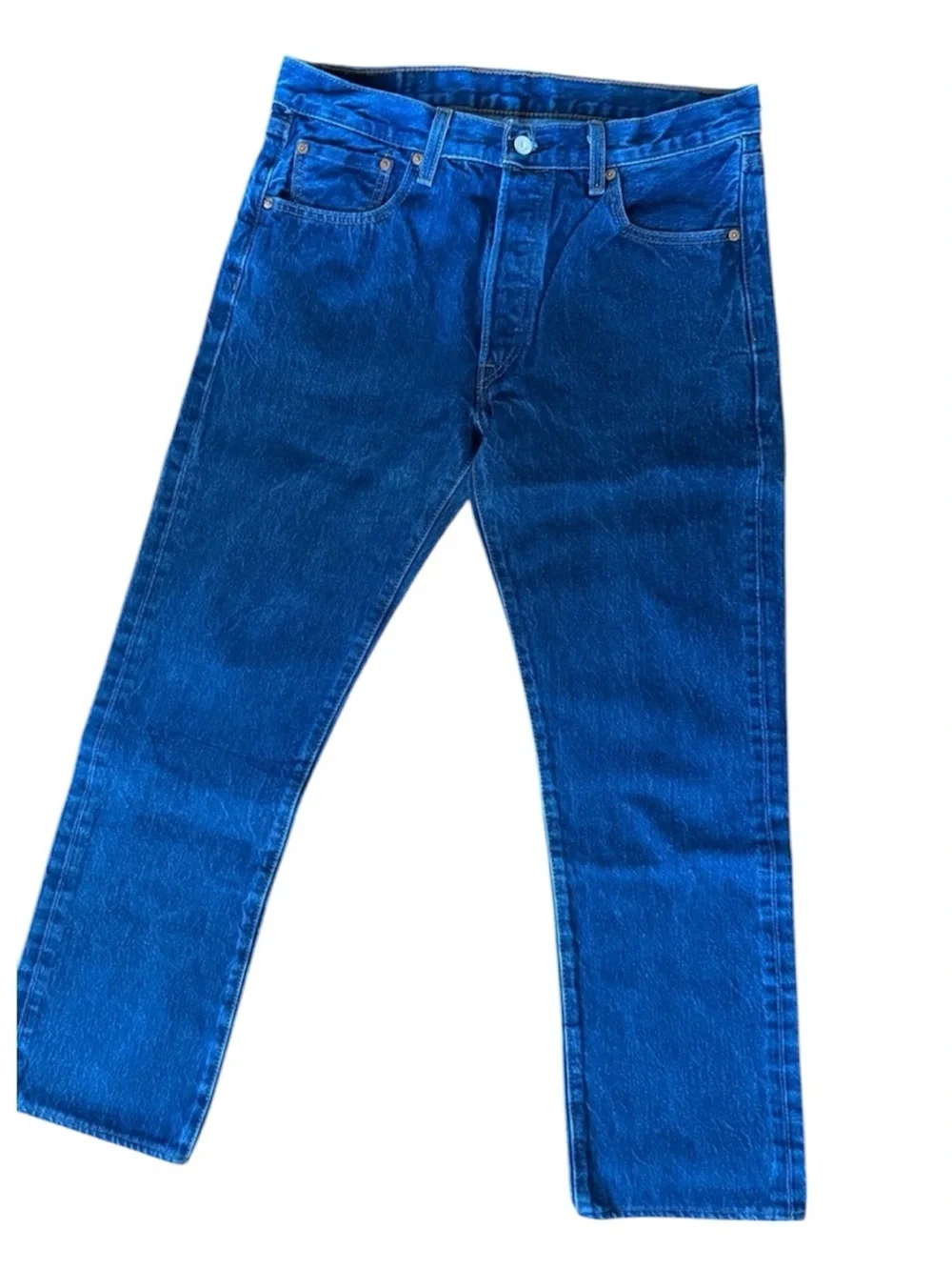 Levi’s 501 Original Fit Dark Wash Jeans Men’s 34x34 Button Fly Denim